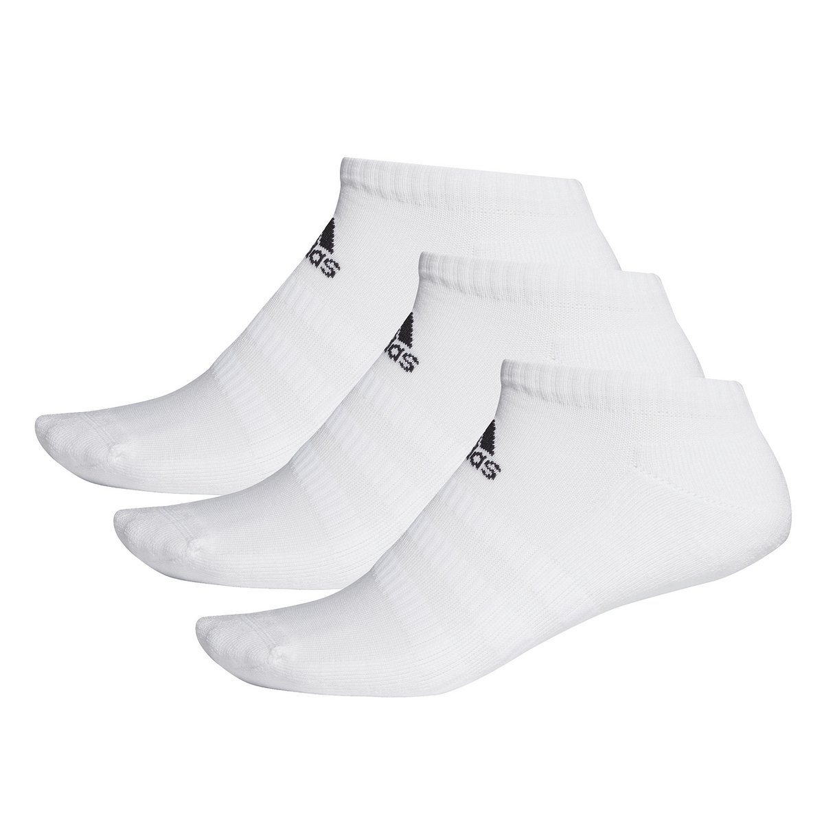 Calcetin Adidas Tobilleros Acolchados 3 Pares (Unisex) Blanco