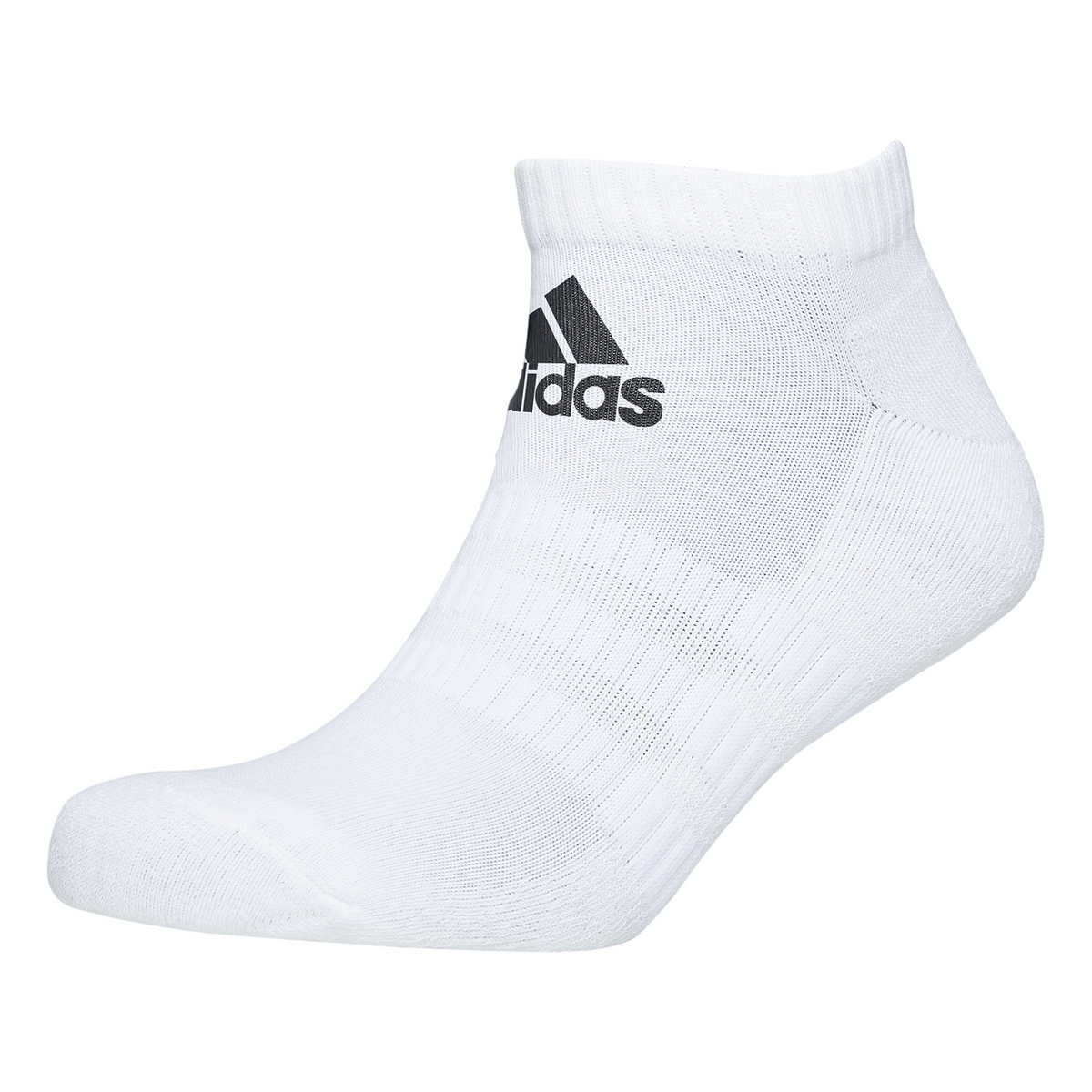 Calcetin Adidas Tobilleros Acolchados 3 Pares (Unisex) Blanco