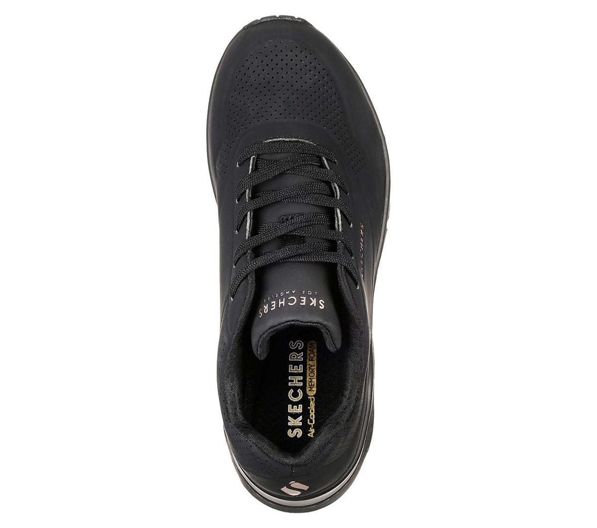 Zapatillas Uno -Stand On Air Skechers Negro