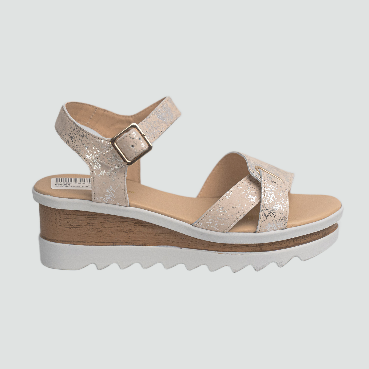 Sandalia Gacel Diletta Plata