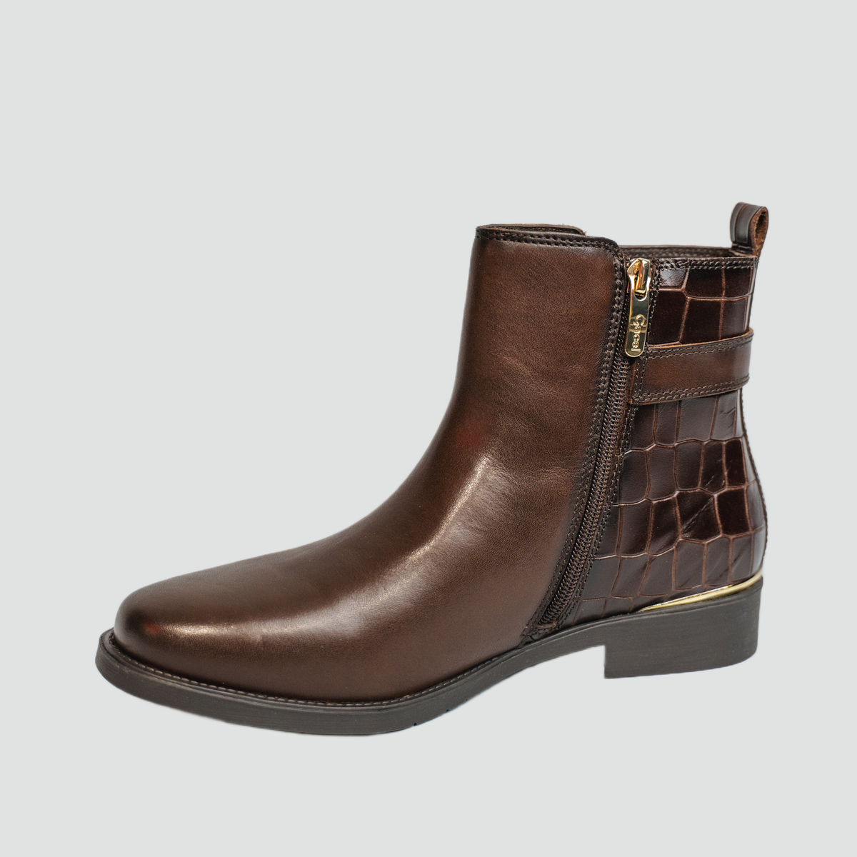 Botin Hortensia Gacel Chocolate