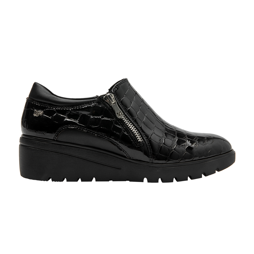 Zapato de Charol 16 Horas Negro