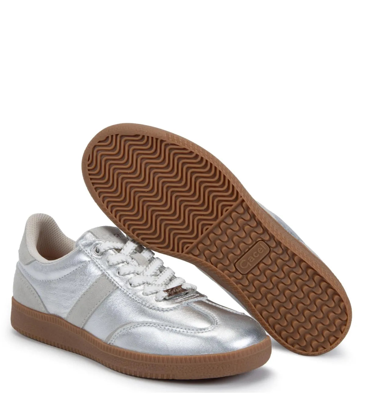 Zapatilla Gacel Muna Plateada