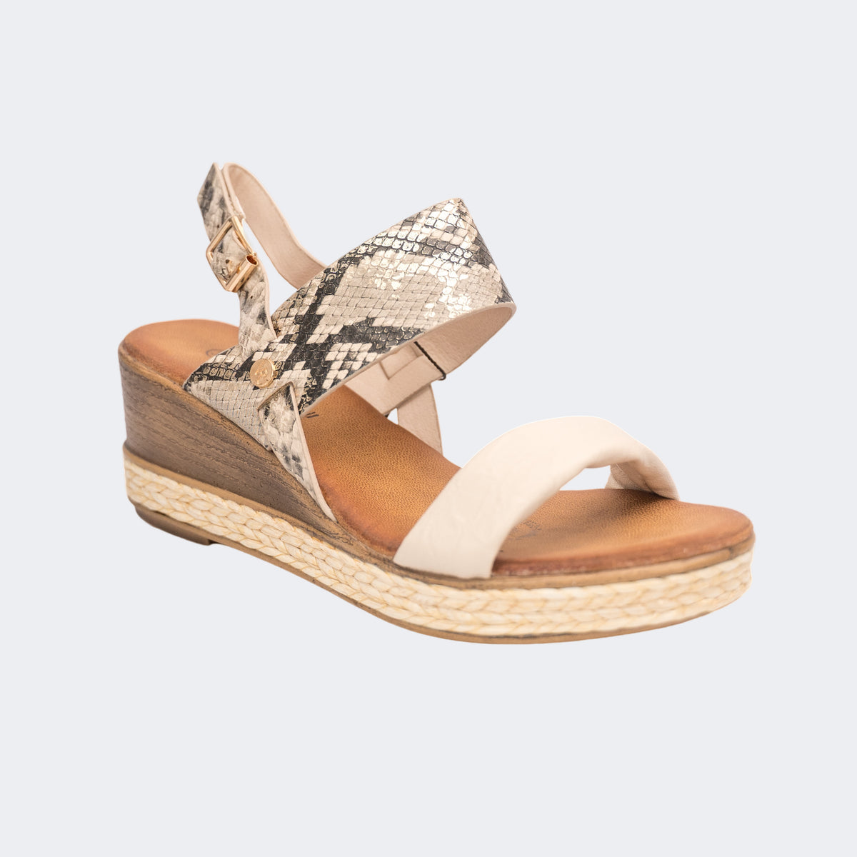 Sandalia Via Rosmini Beige